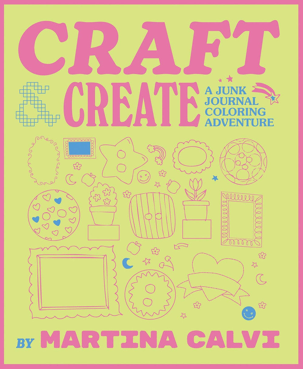 Craft & Create Coloring Book by Martina Calvi