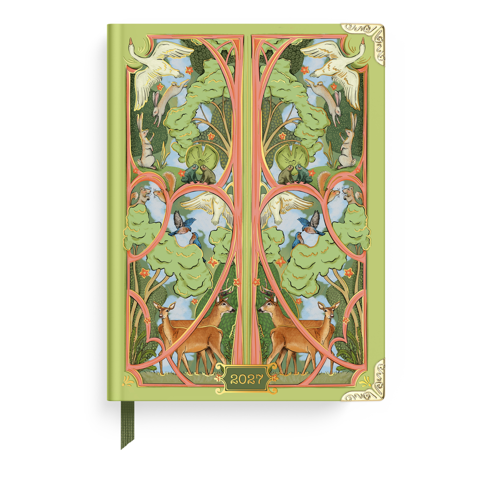 2027 Woodland Scene 12-Month Weekly Medium Bound Planner