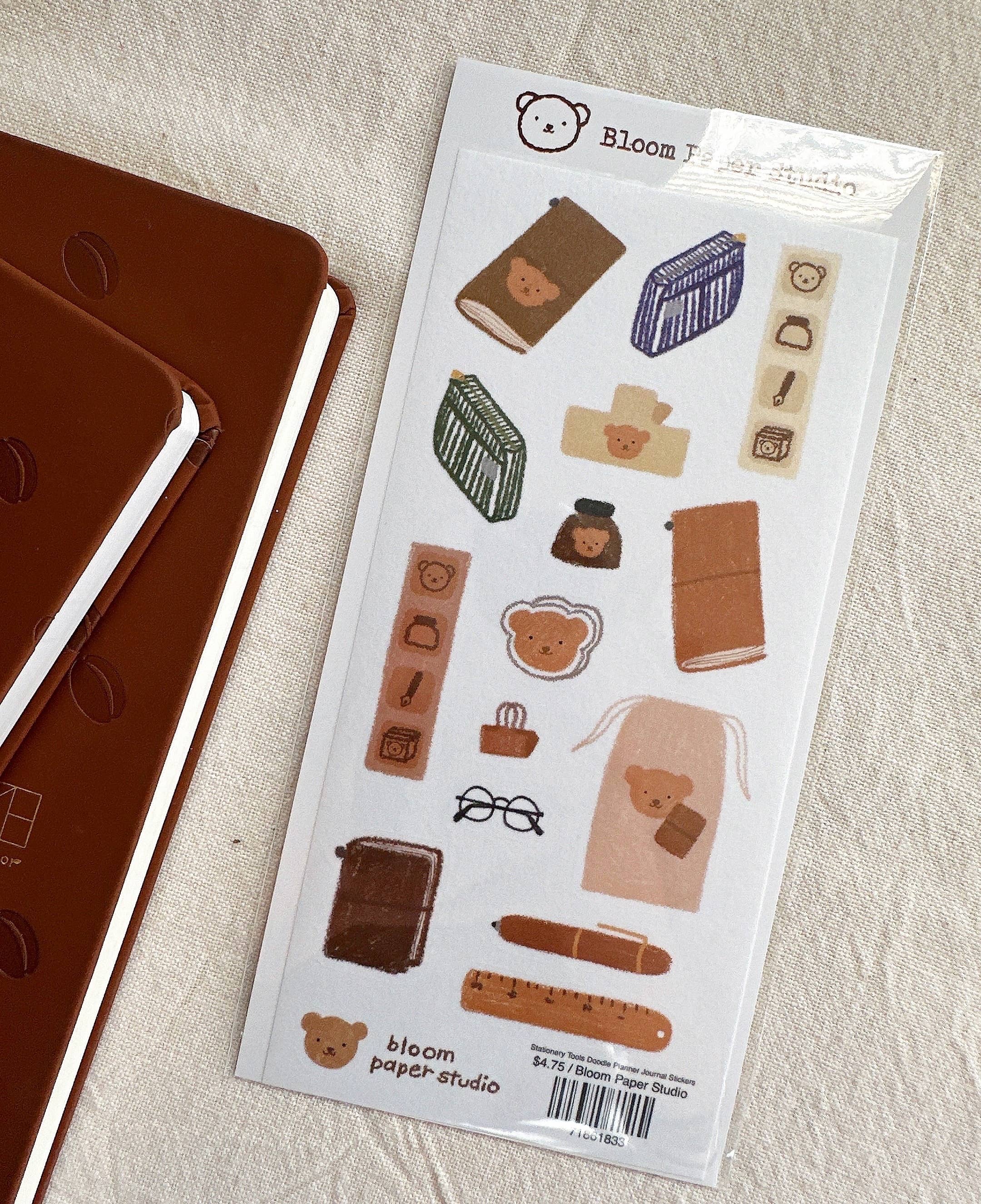 Stationery Tools Doodle Planner Journal Stickers