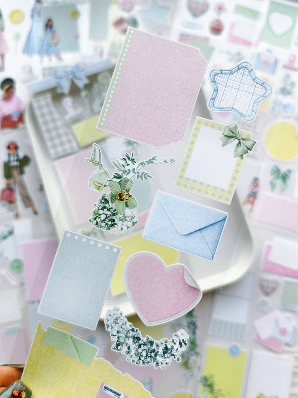 Paper Pastels Ephemera Stickers