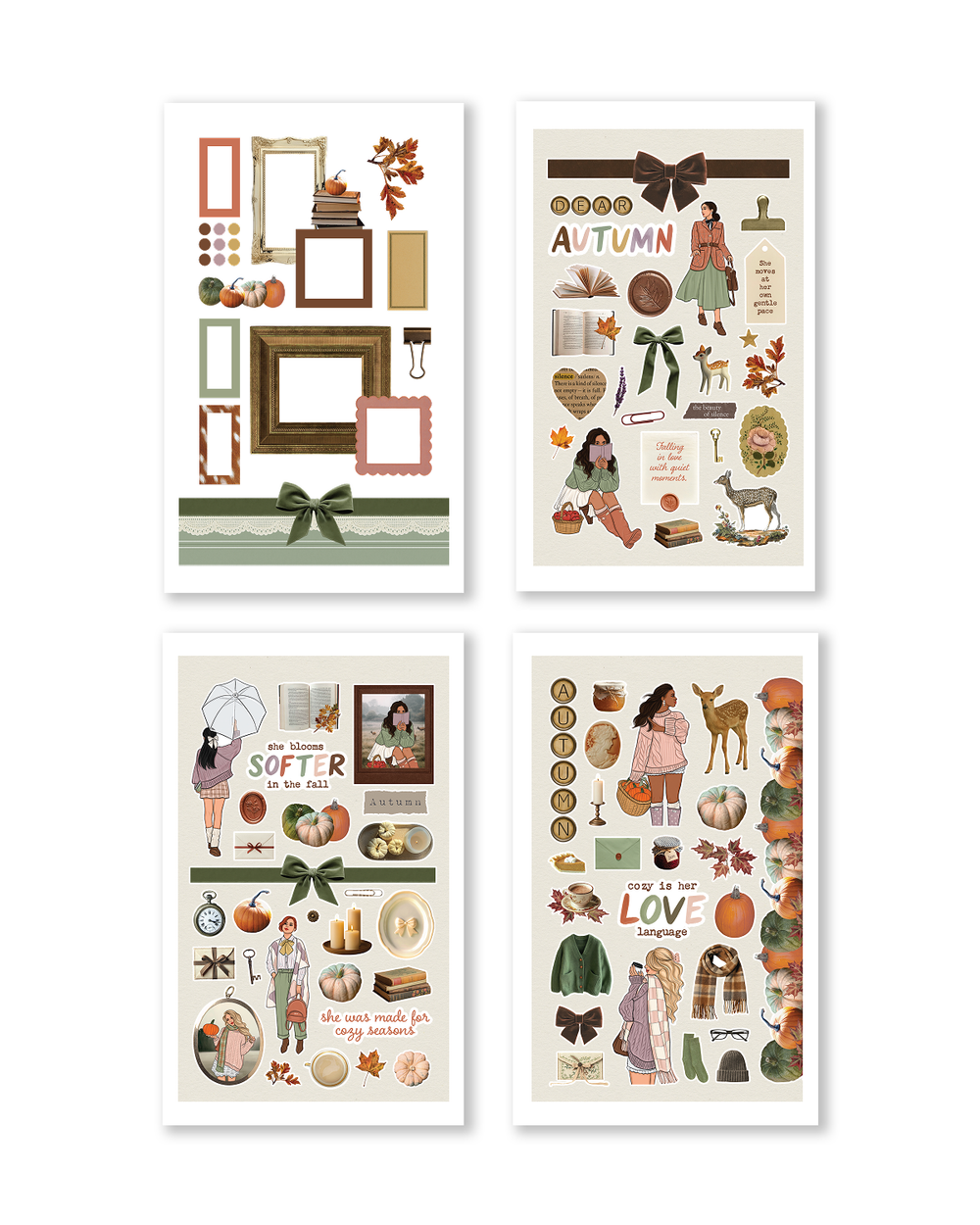 Dear Autumn Sticker Book