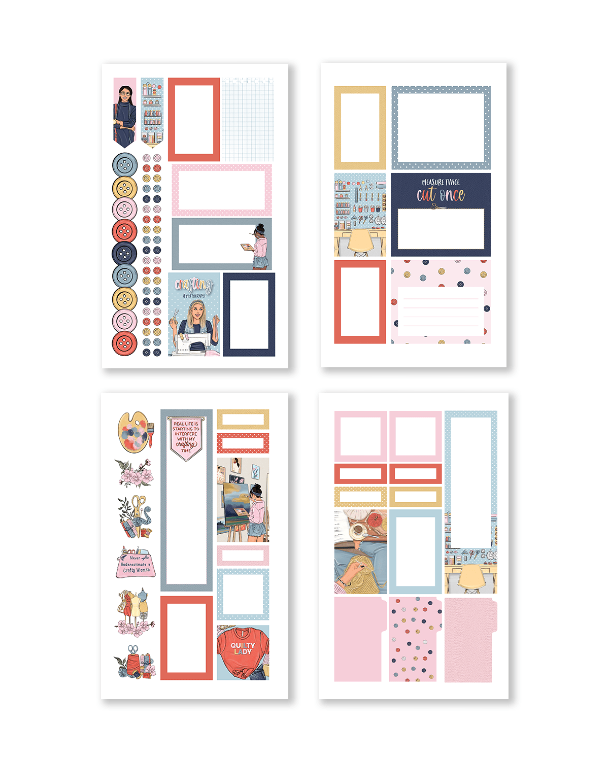 Let's Get Crafty Sticker Book