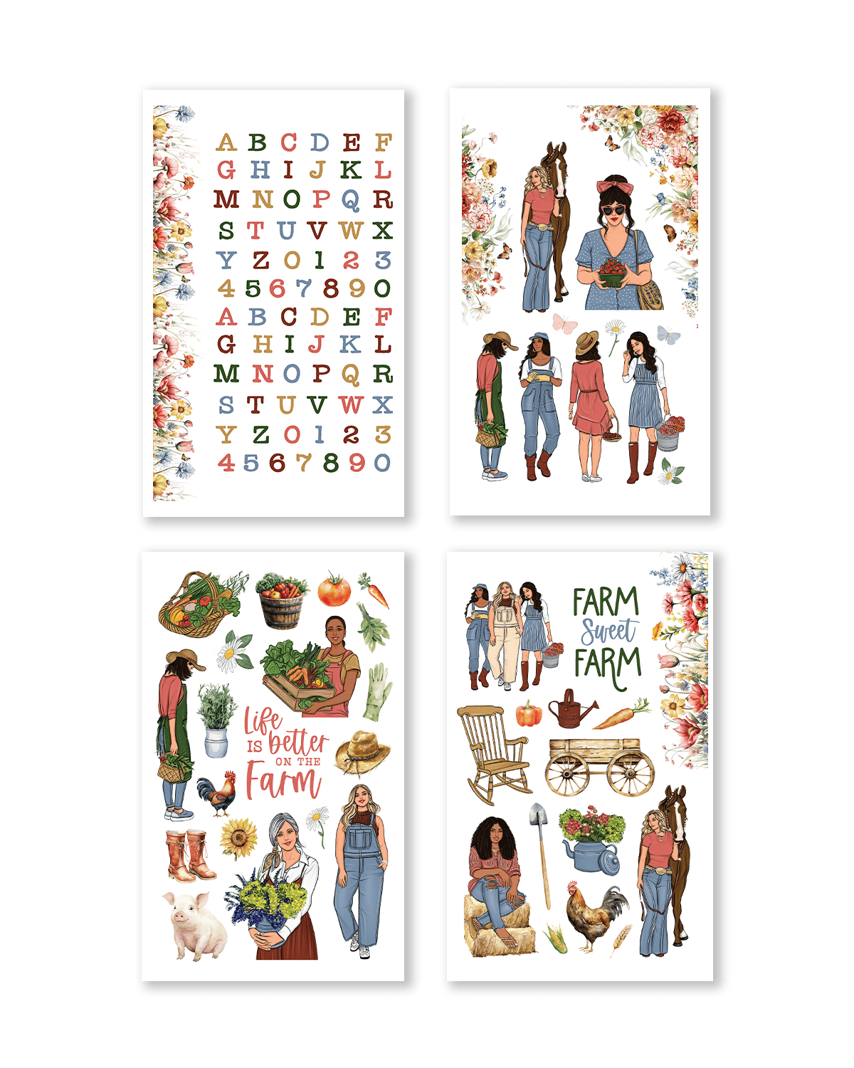 Country Charm Sticker Book
