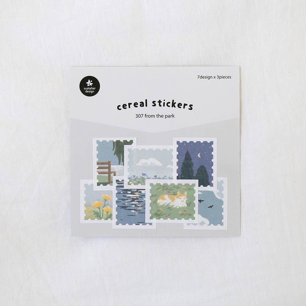 Suatelier From the park Cereal Stickers