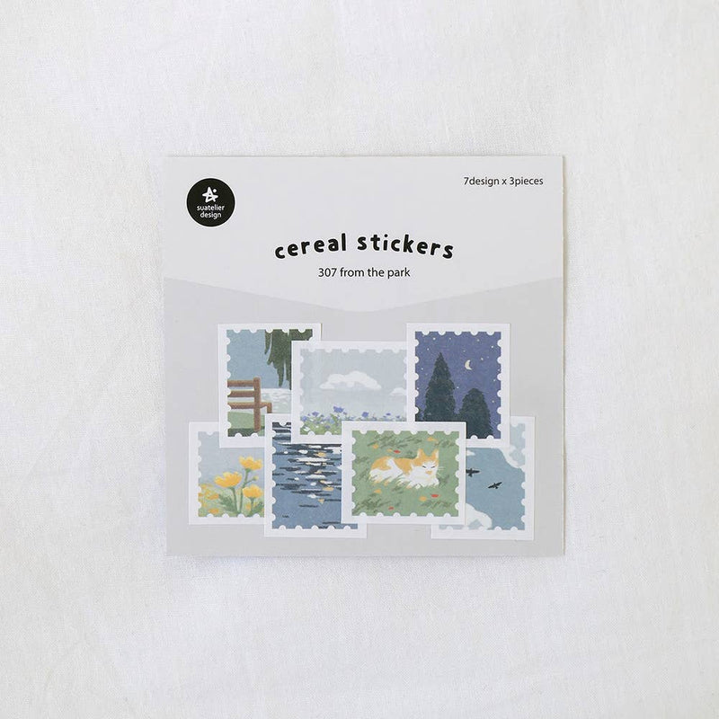 Suatelier From the park Cereal Stickers