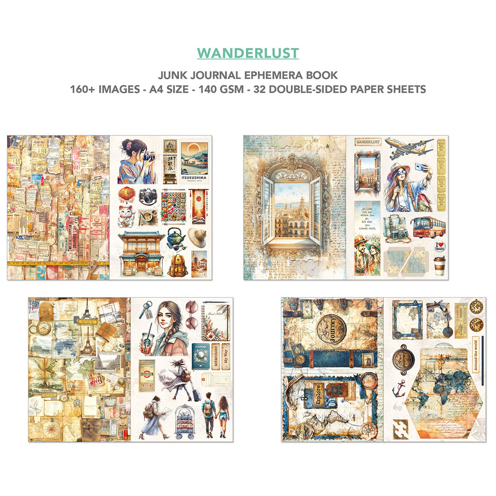 Wanderlust Ephemera Book