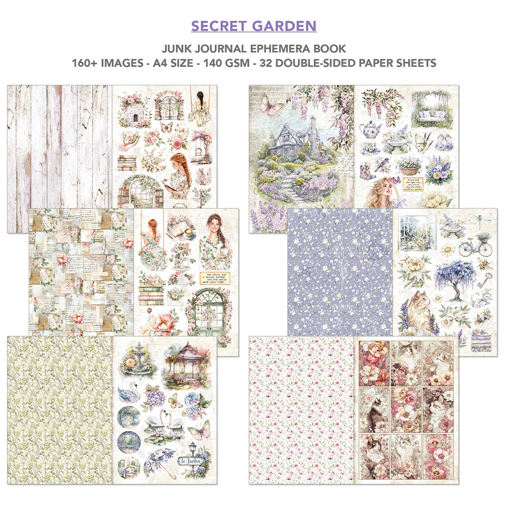 Secret Garden Ephemera Book