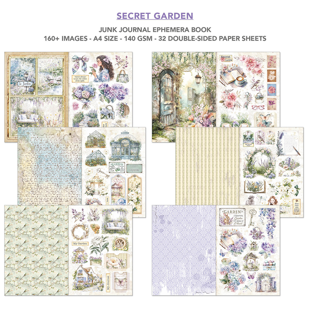 Secret Garden Ephemera Book