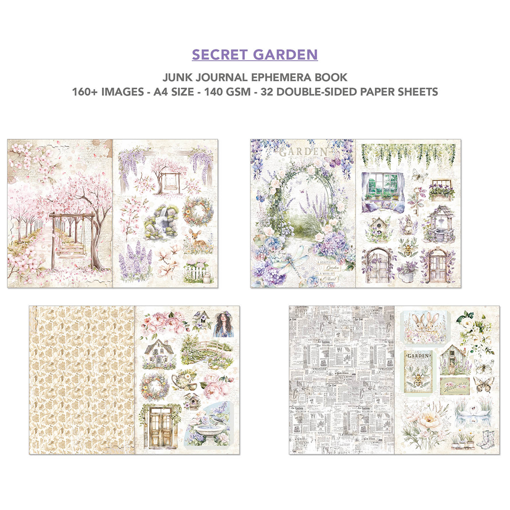 Secret Garden Ephemera Book