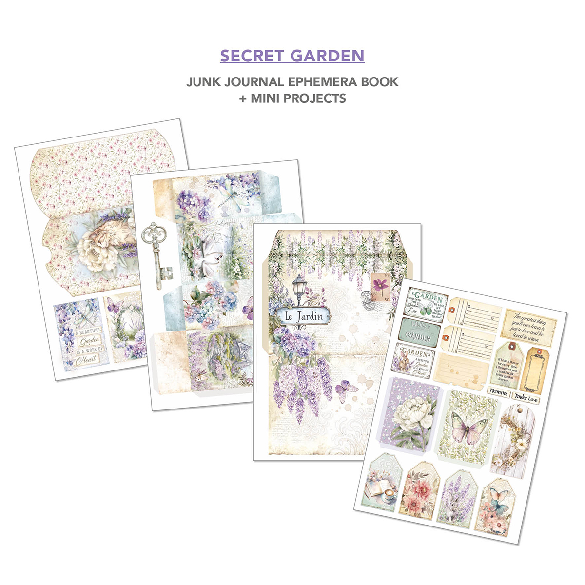 Secret Garden Ephemera Book