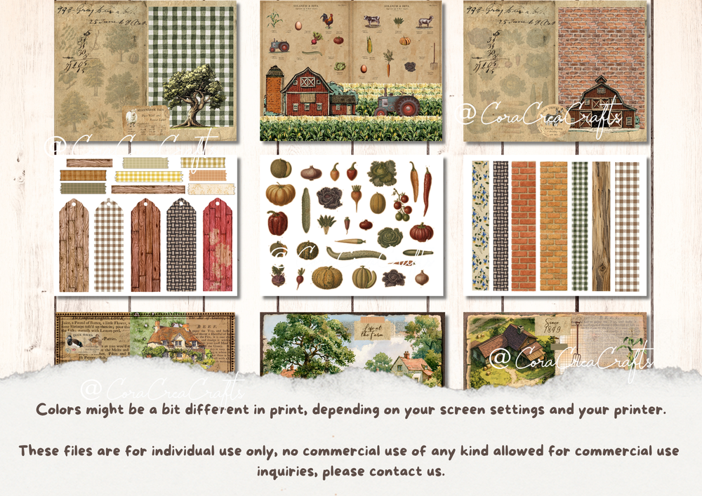 Garden & Farm Life Digital Journal Kit