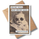 Funny Baby Shower Card, Awesome People Make Awesome Babies