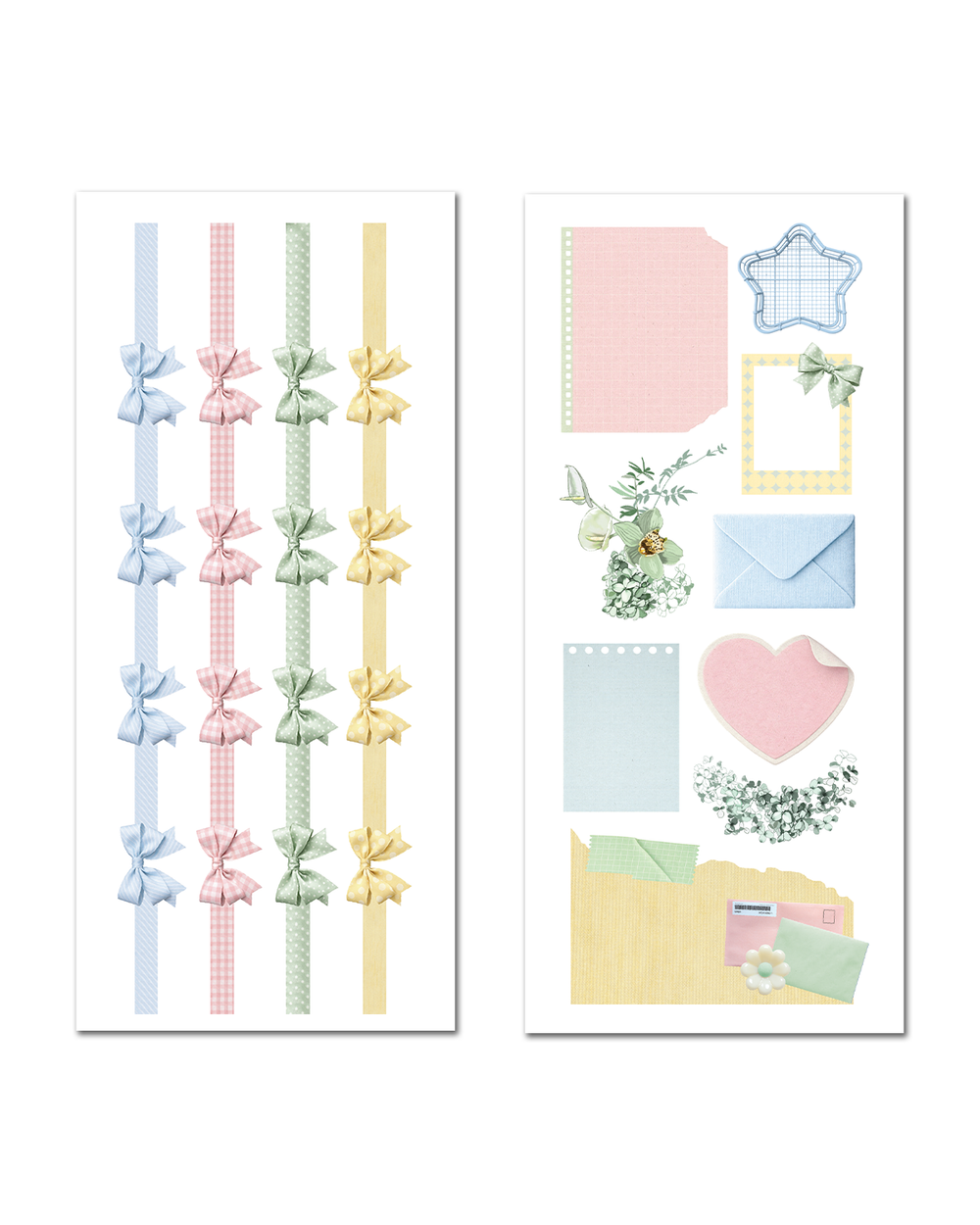 Paper Pastels Ephemera Stickers