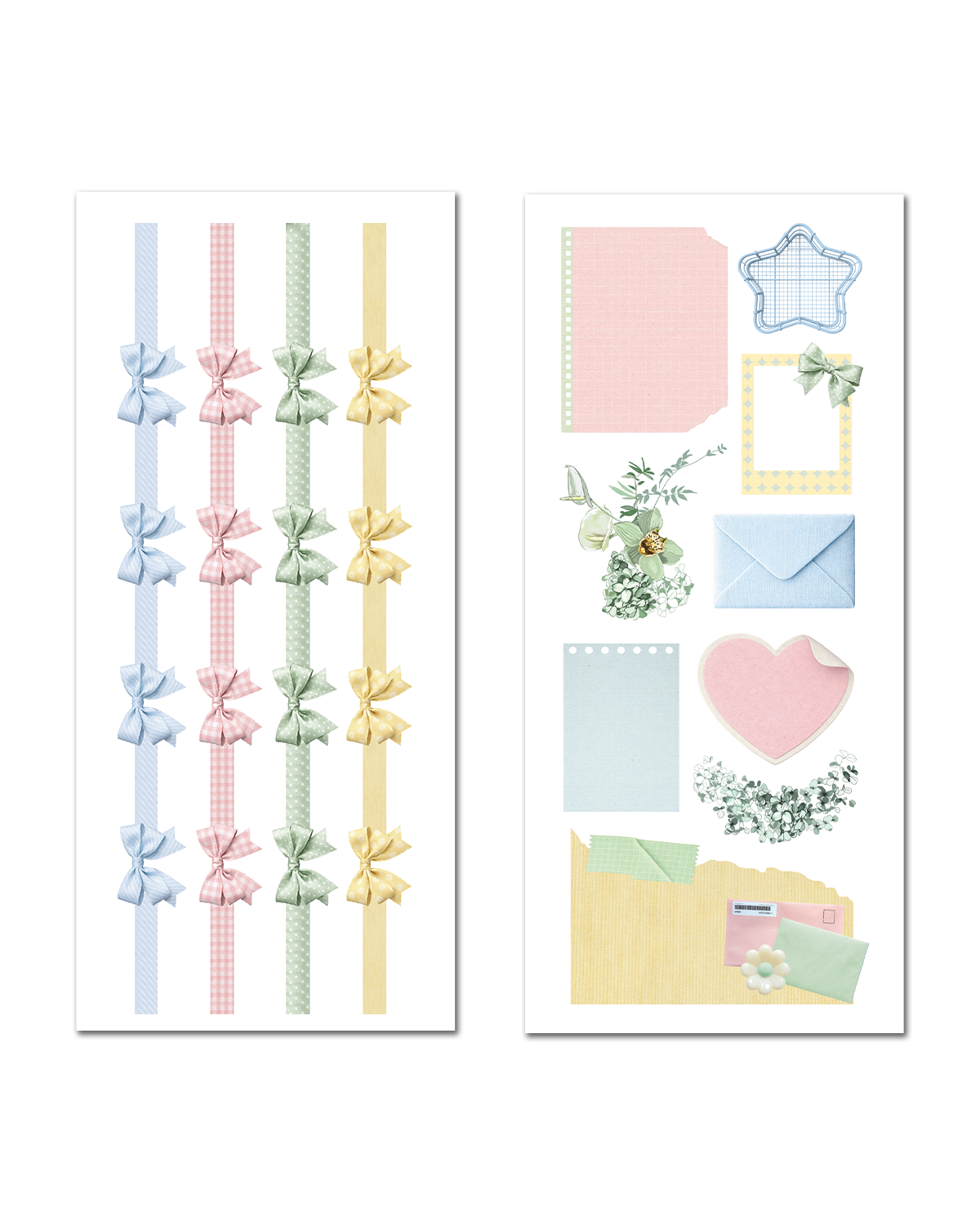 Paper Pastels Ephemera Stickers