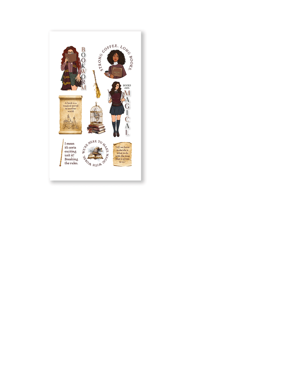 Bookworm Vol. 4 Sticker Book