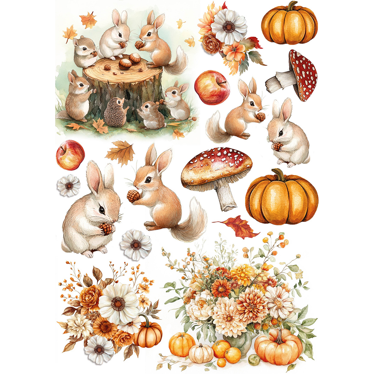 Hello Fall Rice Paper Pack — Rice Paper | CoraCreaCraf