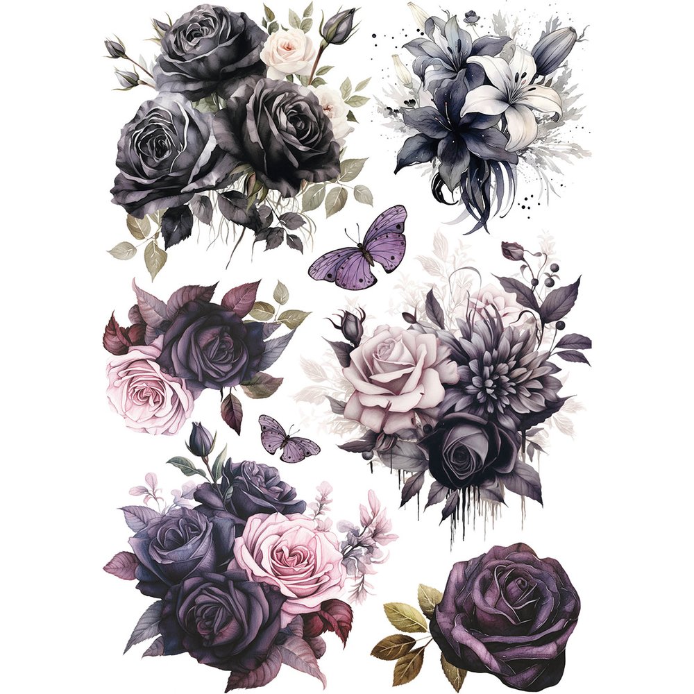 Dark Academia Rice Paper Pack