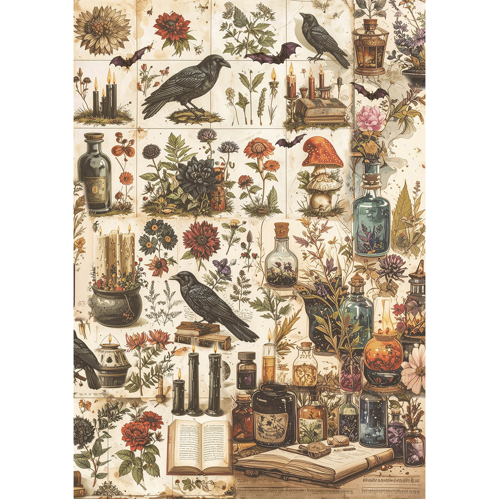 Dark Academia Rice Paper Pack