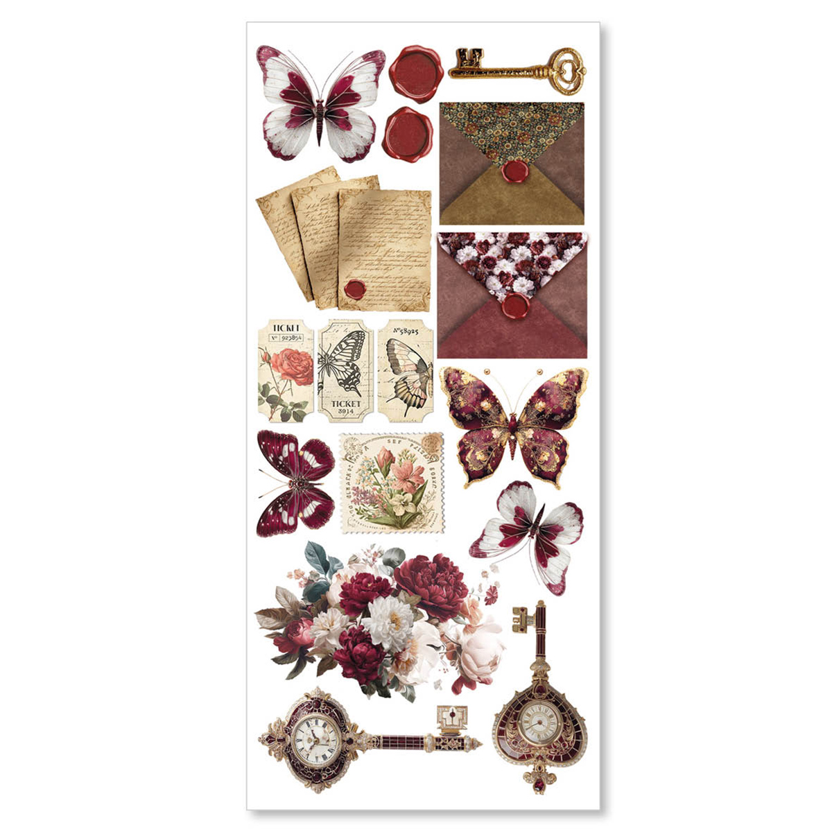 Book Lovers Art Sticker Set