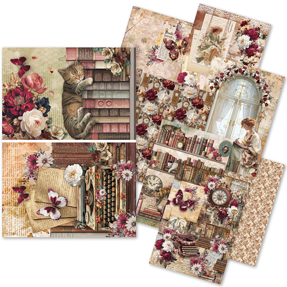 Book Lovers 2 Rice Paper Pack