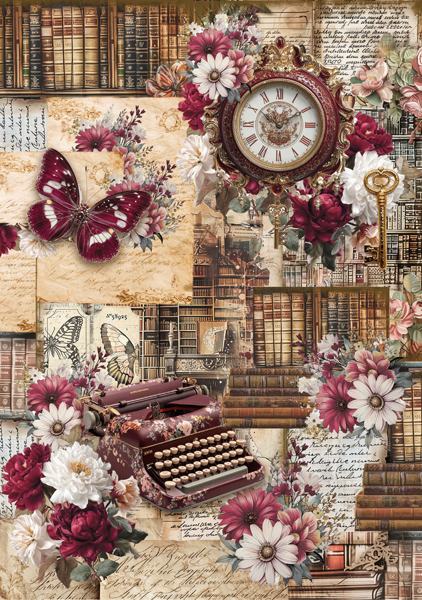 Book Lovers 2 Rice Paper Pack