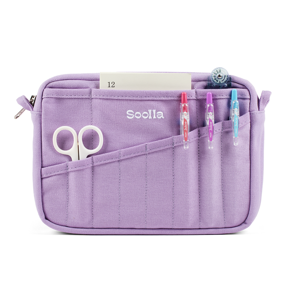 Soolla® Studio Pouch, Lilac Love (Stationery Pouch)