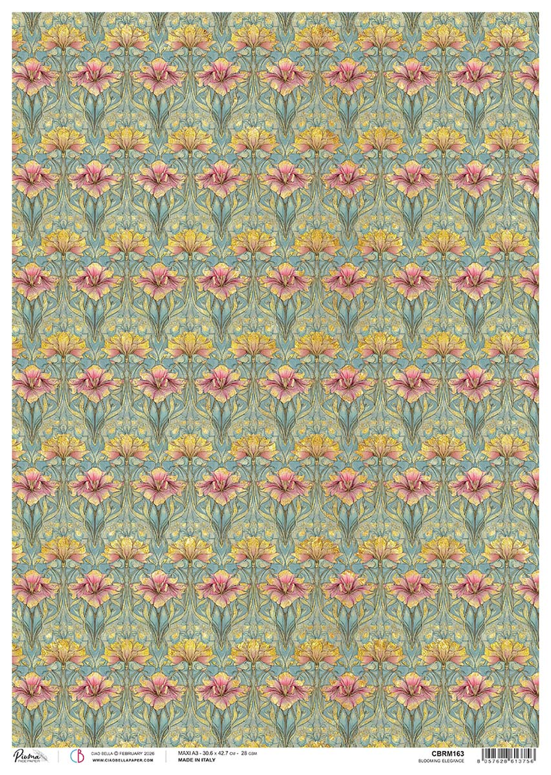 Blooming Elegance Rice Paper