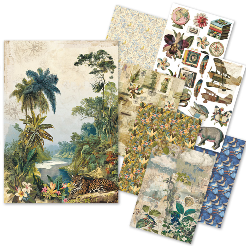 Jungle Vibes Rice Paper Pack