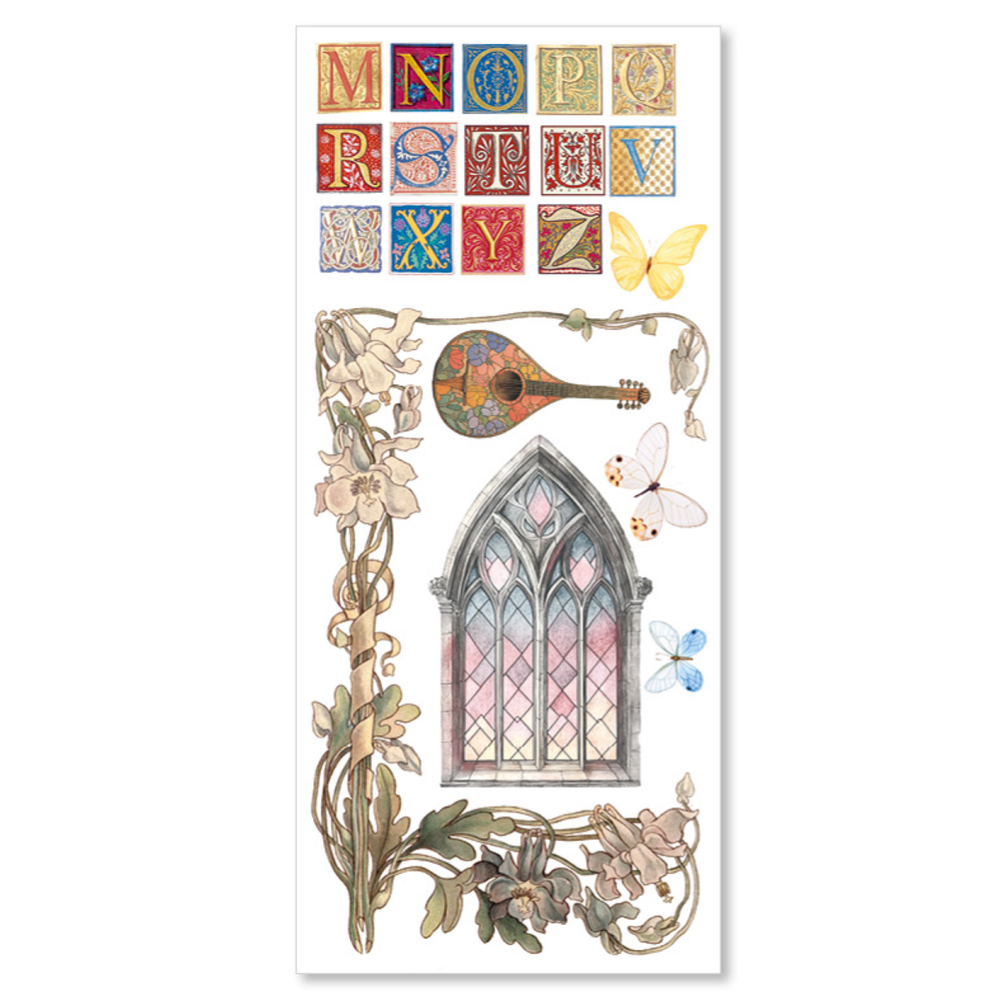 Courtly Love Art Sticker Set