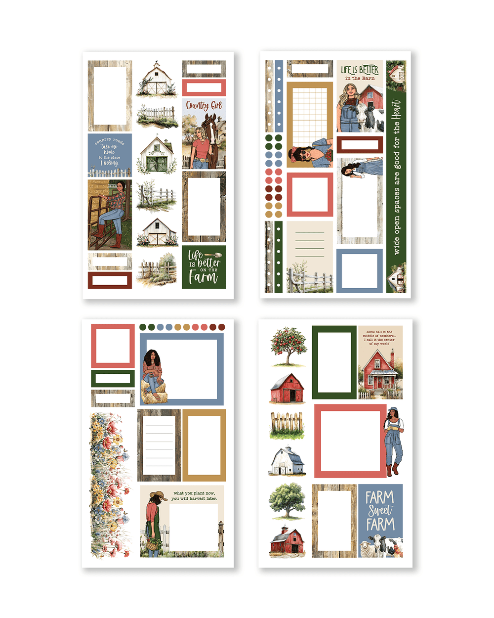 Country Charm Sticker Book
