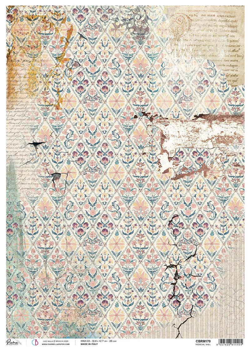 Medieval Wall Rice Paper