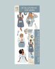 Maison Bleu - Vintage Blue Ephemera Sticker Sheet Set