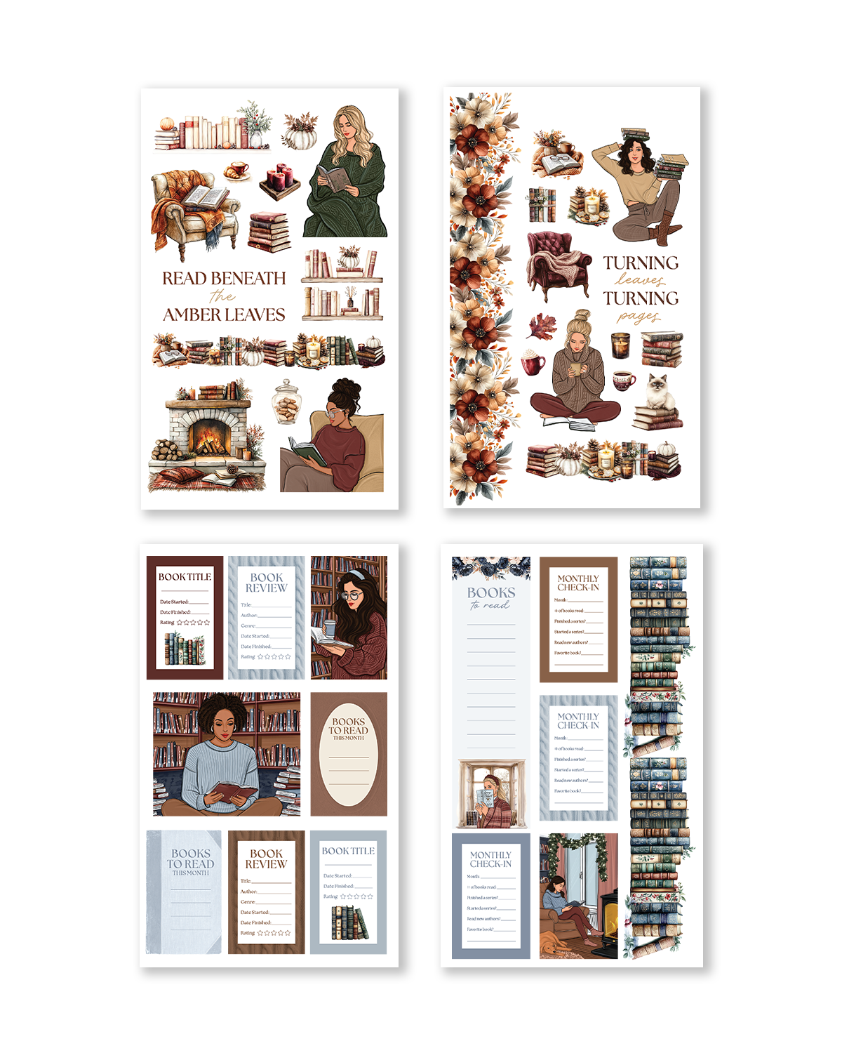 Literary Seasons Sticker Book
