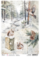Winter Gatherings Rice Paper