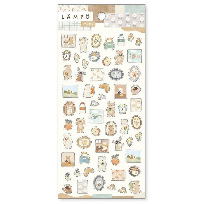 Bear and Morning | Lanpo Mini Sticker Sheet