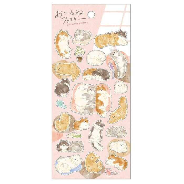 Nekosaki's House | Nap Family Sticker Sheet