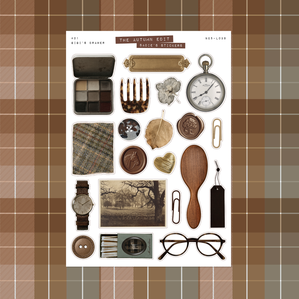 Gigi's Drawer • The Autumn Edit Sticker Sheet