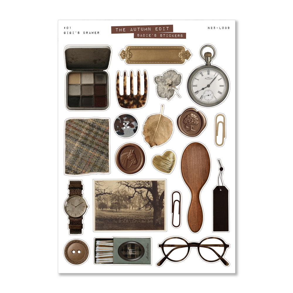 Gigi's Drawer • The Autumn Edit Sticker Sheet