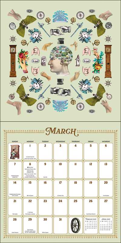 Antiquarian Sticker Book 2027 Wall Calendar by Macmillan  Children's Books