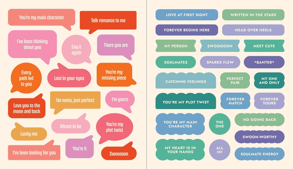 A Romance Reader's Sticker Book