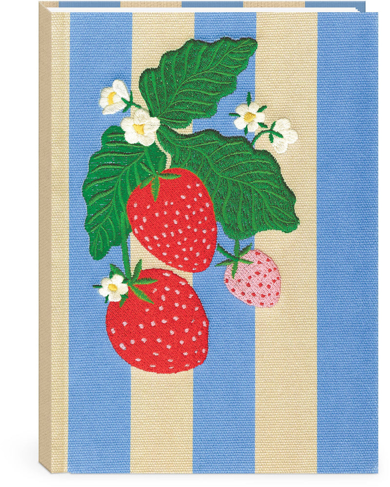 STRAWBERRIES CANVAS JOURNAL