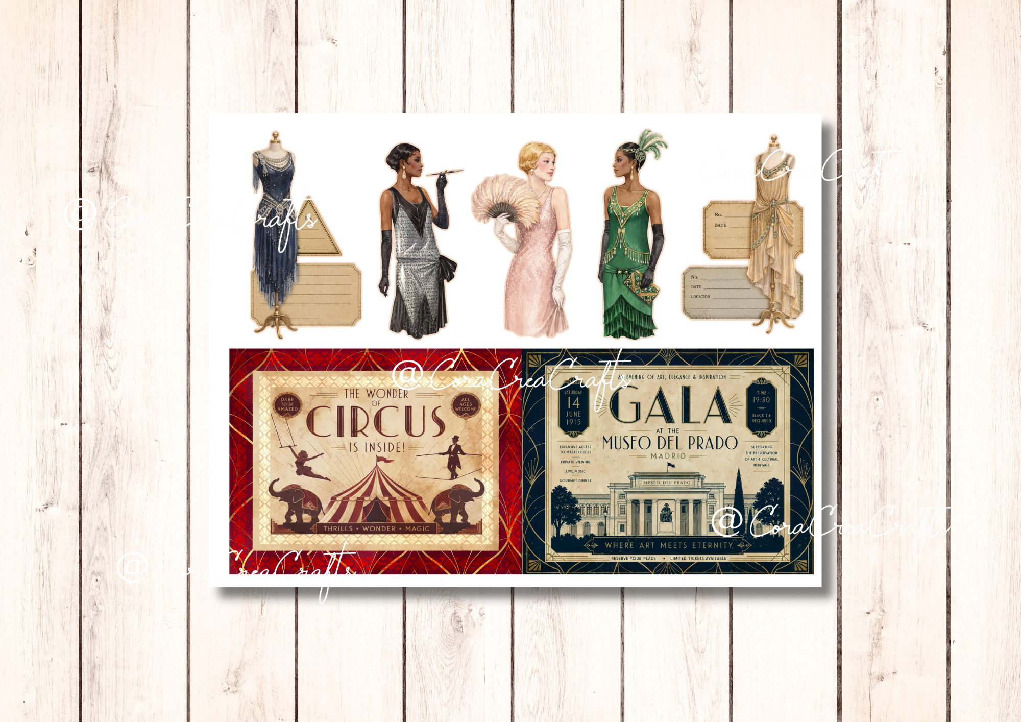 Art Deco Digital Journal Kit