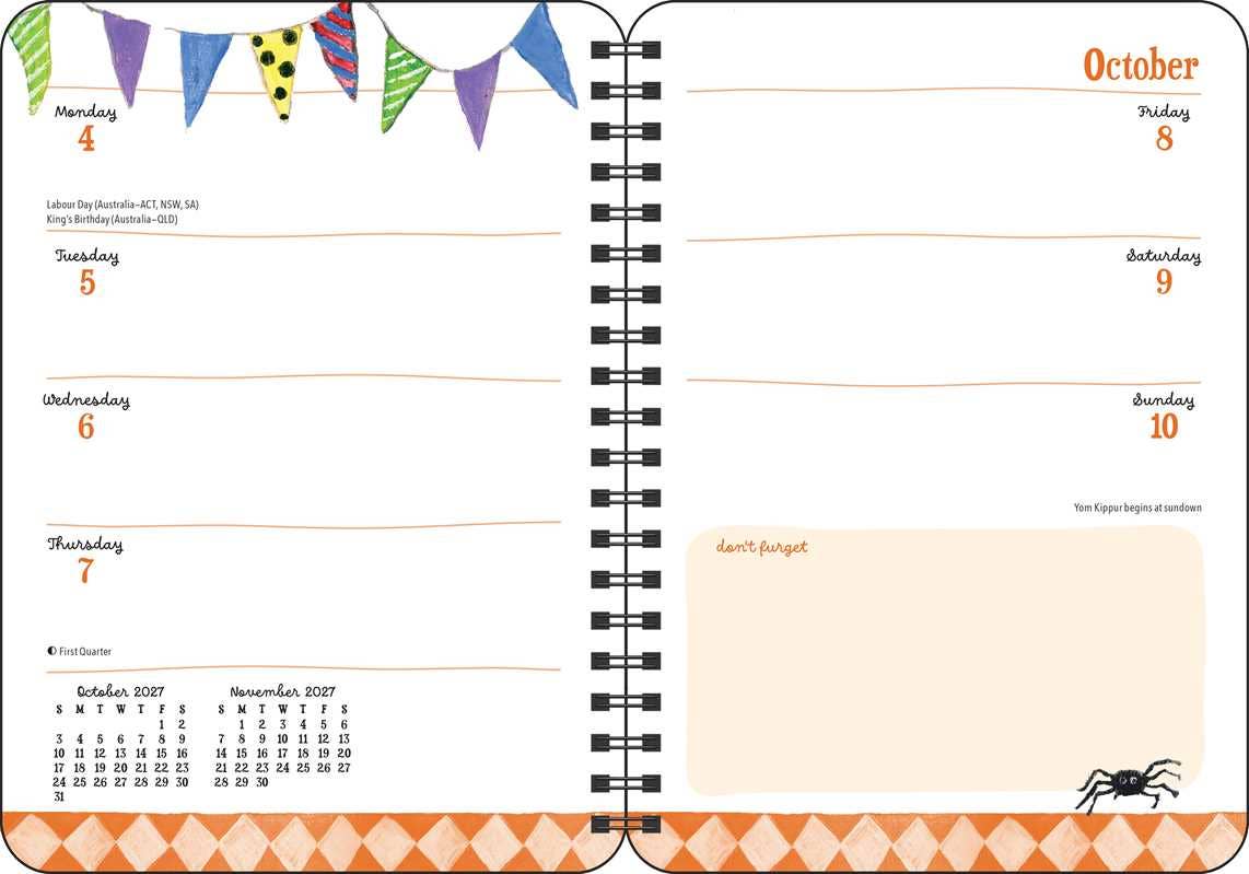 Diary of a Domestic Cat 2027 Monthly/Weekly Planner