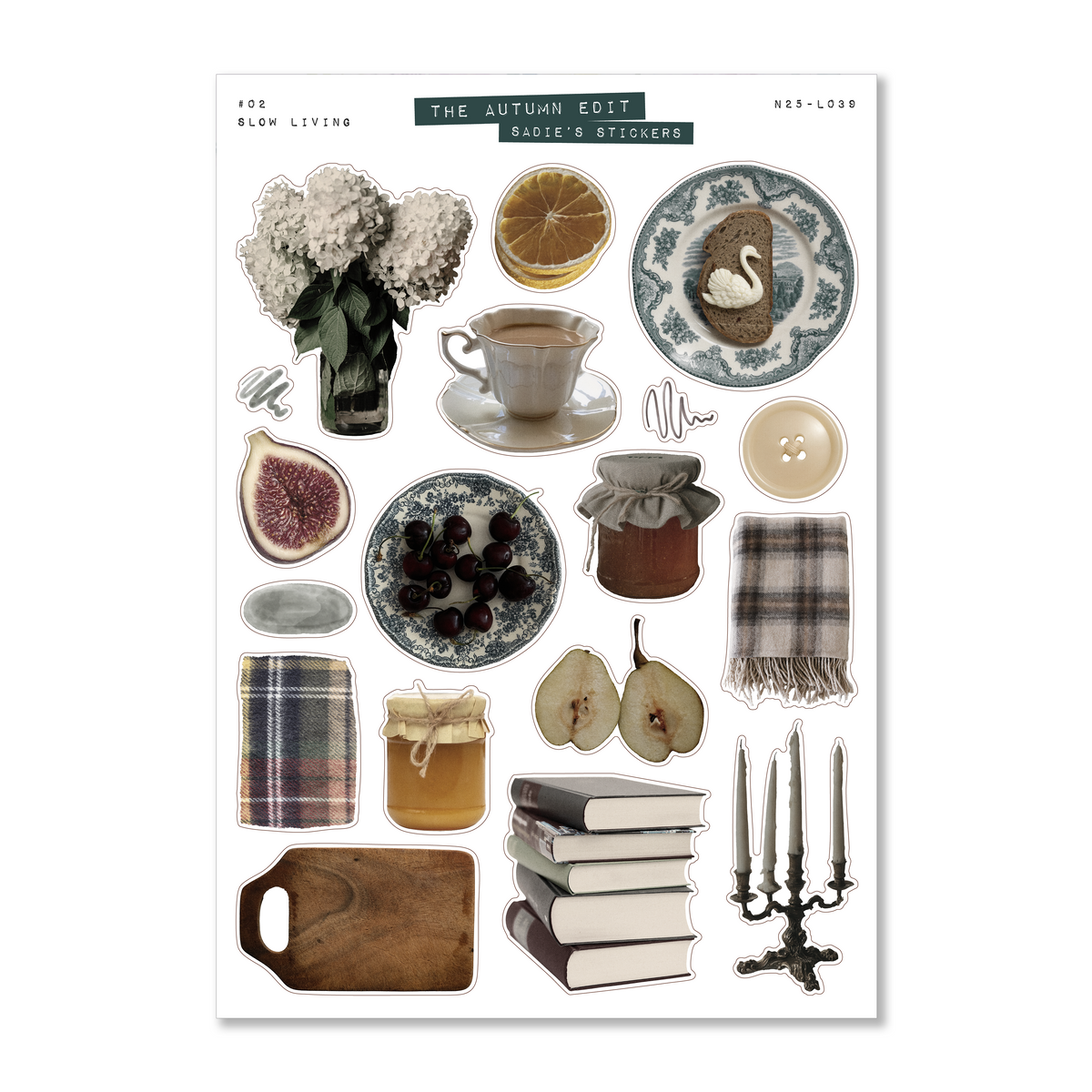 Slow Living • The Autumn Edit Sticker Sheet