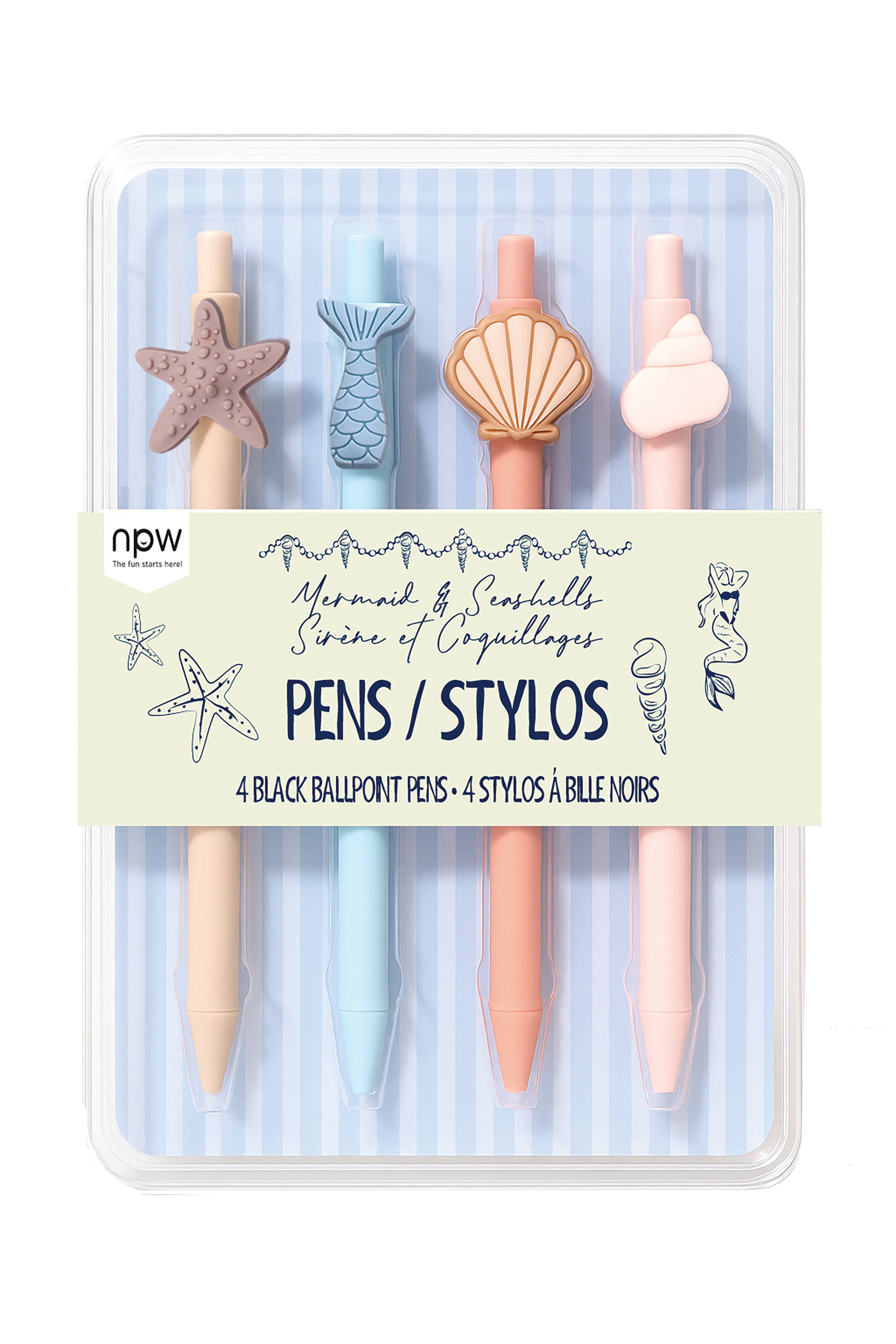 Mermaid Icon Pens 4 Pack