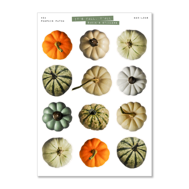 Pumpkin Patch • It's Fall, Y'all Sticker Sheet