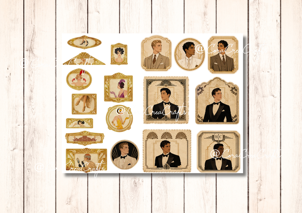 Art Deco Digital Journal Kit