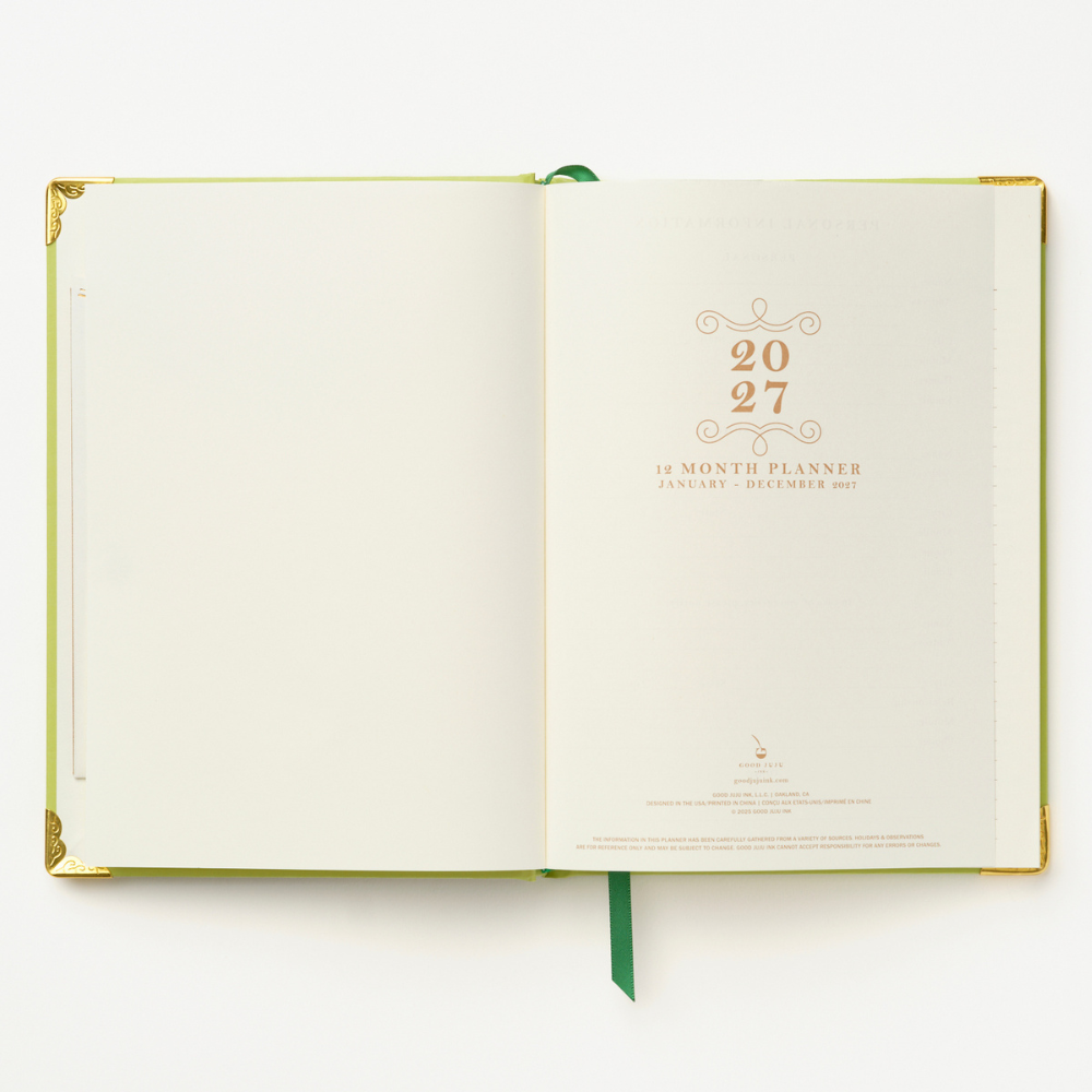 2027 Woodland Scene 12-Month Weekly Medium Bound Planner