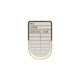Metal Bookmark Library Card Literary