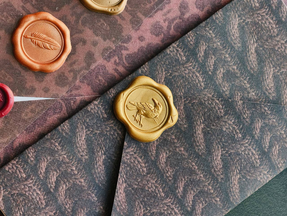 The Secret Archives Wax Seal Stickers